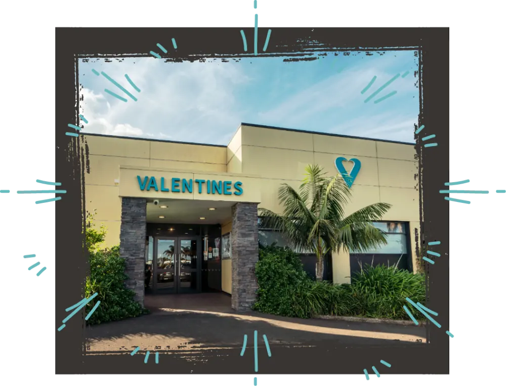 A Valentines restaurant