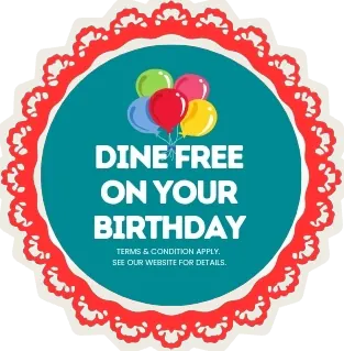 Dine free on your birthday